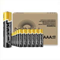 NANFU No Leakage Long Lasting AAA 48 Batteries [Ultra Power] Premium LR03 Alkaline Battery 1.5v Non Rechargeable Batteries for Clocks Remotes Games Controllersa07