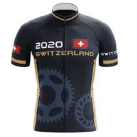 2021 Suiza Equipo Ciclismo Ropa Summer transpirable Secado rápido Maillot Ciclismo Ciclismo Jersey Uniforme Ciclismo Hombre