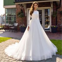 Elegant Mermaid Bröllopsklänning 2021 Sexig öppen Back Robe de Mariage Custom Made Lace Robe de Mariée Shop Online Kina