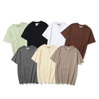 2021 Erkekler S Tee T-Shirt Adam Kadın Tişörtleri Unisex Pamuk Kısa Kollu T-Shirt Essen Tee Rahat Spor Kıyafet Fitness Giysileri S-XL