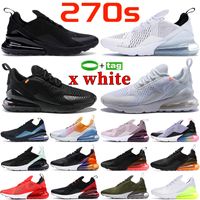 X branco homens negros running sapatos 270s retrocesso futuro habanero redports chá baga gradiente de verão sneakers sneakers treinadores