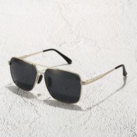 luxury designer sunglasses for men women unisex Polarized UV400 square frame brand Pilot classic vintage fashion sun glass eyewear accessories lunettes de soleil