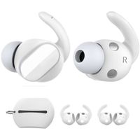 Silicone Earbuds Case e Ear Hooks Earhook Compatiable com New Beats Studio Buds 2021 [Não caber no caso de carregamento]