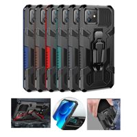 Clip Cover ShockoProof Fodral för iPhone 12 Mini 11 Pro Max XS XR Samsung S20 Fe Fan Edition 5g Suit Run Climbing Sports Free Ship