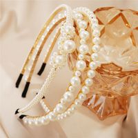 New Fashion Wedding Hair Jewelry Vintage Pearl Headband For Women Girls Bohemian Hair Hoop Mix Styles mujer