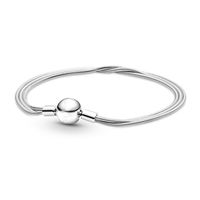 Multi Snake Kette Armbänder Frauen Charme Perlen Für Pandora Armreif Kinder Mädchen Geschenk Weihnachten BR021