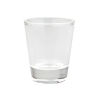 1.5oz süblimasyon atış cam beyaz boş şarap gözlük ısı transferi içme kupalar DIY özel buzlu berrak likör bardaklar viski bira parti drinkware whoesale