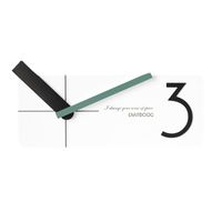 Wall Clocks Creative Mute Modern Design Large Clock Art Square Nordic Simple Style Fashion Home Decor For Living Room