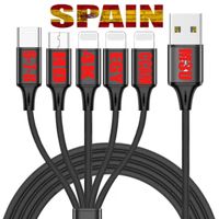 Новый желтый испанский кабель данных M3U HD совместим с iOS и Smart TV. Это может быть доставлено быстро через 24 часа. Бесплатная пробная версия.
