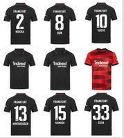 Thai Quality 21 22 Frankfurt Soccer Jerseys Silva 2021 2022 Hinteregger Dost Football Shirt Kostic Paciencia Eintracht Home Jersey