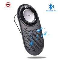 T828 Bluetooth Car Kit Mic Handsfree Noise Cancelling Speakerphone For two Phones Car Bluetooth Speaker Phone Bluetooth 4.1 EDR