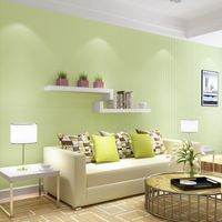 WELLYU fresco verde luz verde papel de parede não - tecido puro cor cor de parede sala de visitas cheio de cenário de quarto