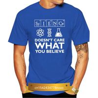 T-shirts Hommes Science Science Ne se soucie pas de ce que vous croyez T-shirts Scientifique Biologie Physique Chimie Chimie T-shirt T-shirt Plus Taille Tee pour homme