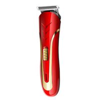 KM-1409 Carbon Steel Men Beard Shaver Head Hair Trimmer Rechargeable Electric Razor Electric Clipper a27