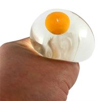 غير تقليدي البيض slat ball squishy لعب الإجهاد الإغاثة البيض الصفار كرات squishies متعة لعبة للأطفال القلق المخفض الحسية
