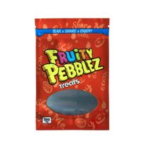 Fruchtiger Pebblez Essbare Verpackung Tasche W Gusset Steh auf Mylar Folie Packing-Taschen für Reis Leckereien Crunch-Edibles