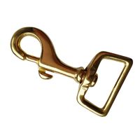 Pool & Accessories Solid Brass Lobster Clasp Swivel Eye Spring Loaded Snap Hook Trigger Clip - Various Sizes