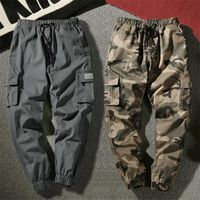 Men' s Pants Overalls Summer Cargo Casual Camouflage Pat...