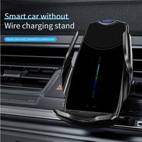 C2 15W Автоматическое беспроводное автомобильное зарядное устройство Быстрый зарядки зарядки телефона держатель автомобиля крепление для смартфонов
