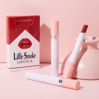Handaiyan Creative Cigarette Lipstick Set 4 Couleurs Mat de longue durée Tube à lèvres mates à lèvres mates à lèvres nues