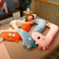 Long pillow cute cartoon mollusk plush toy boyfriend sleeping long for Girls Gift generation