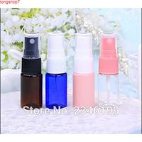 10ML Plastic Spray Bottle, PET Bottle With PP Head Cosmetic Skin Care Small Sample Packing Container, 100pcs/lothigh quatity