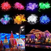 2021 LED-Saiten Weihnachtslichter verrückter Verkauf 10m / PCs 100 LED-Saiten-Dekorationslicht 110V 220V für Party-Hochzeits-Feiertagsbeleuchtung