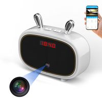 Câmera de Relógio Eletrônico 1080pwifi Bluetooth Speaker Smart Battery Monitor Remoto Voice T Não Luz Night Vision