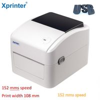 프린터 XPrinter 100mm 폭 고속 블루투스 USB 바코드 스티커 프린터 기계 열 4x6 레이블 유형