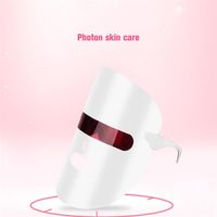 LED Mask 7 Color Facial Pon Therapy Rejuvenation Anti Acne Wrinkle Removal Tighten Pores Beauty Salon Skin a24 a29
