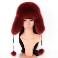 Berretti Donna Real Fur Hat Inverno Russo Ushanka Caldo Tieni il tuo orecchio