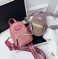 Ins Çocuklar Mektup Baskılı Sırt Çantası Çocuk Tasarımcı Rahat Çanta Kadın Şerit Kayışı Mini Telefon Sırt Çantaları Kesim Erkek Çantalar Çantalar