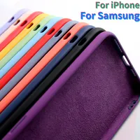 Samsung耐衝撃贅沢液シリコーン+ TPUソフトカバーのための携帯電話のケース7 6 6 S 8 PLUS