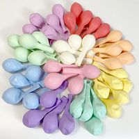 Party Decoration Macarons Color Pastel Candy Balloons Birthd...