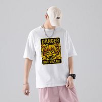 T-shirts voor heren Anime Funny Character Classic 2021 Mannen Zomer Wit Mode Oversize Stijl Hip Hop Ulzzang Harajuku Streetwear met T-shirt