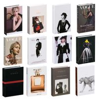 6 PCfake Kitaplar Ev Dekorasyon Sahte Kitaplar Moda Kitap Kutusu Çalışma Odası Süslemeleri Noel Aksesuarları Kafeterya Sahte Kitap Modeli Q0827