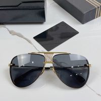 Um dita Óculos de sol Década Dois óculos de sol de designer para mulheres piloto óptico americano na moda Lunettes Sun Top de alta qualidade Marca original Spectacles Glassse de luxo