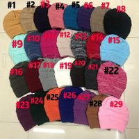Donne inverno Cappello lavorato a maglia Berry Berry Color Solid Color Warm Wool Knitting Cap Christmas Party Hats 36styles RRA4436