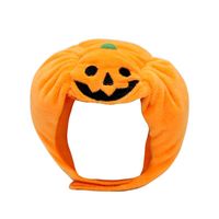 Kostki Kostki Halloween Dynia Pet Kapelusz Pomarańczowy Nakładki Dostaw Kostium Cosplay Cap dla małych środkowych dużych psów WXV Sprzedaż