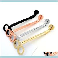 Hand Tools Home & Gardenstainless Steel Snuffers Rose Gold Scissors Cutter Candle Wick Trimmer Oil Lamp Trim Sci Wmtona Drop Delivery 2021 R