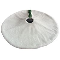 Christmas Decorations 120 Cm Plush Tree Skirt White 48in Snow Foot Cover Holiday