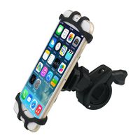 Suporte universal do telefone de bicicleta 360 graus do suporte ajustável DC08-Z Bicicleta da moto MobilePhone Suporte com saco do PE