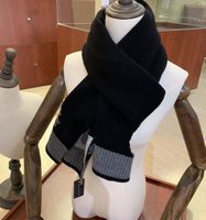 2021 человек модный кашемир вязаный шарф с классическими буквами 180 х 30 см