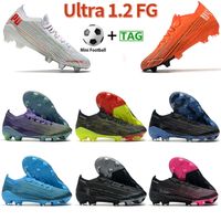 Ultra 1.2 fg hombres escotaciones de fútbol zapatos de fútbol negro rojo púrpura voltio mutli color brillante azul rosa blanco para hombre deportes