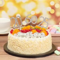 Tortenaufsatz diamante cifras cumpleaños aniversario decoraciones de fiesta 