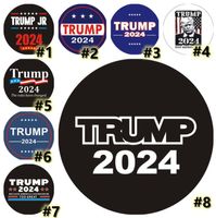트럼프 2024 범퍼 스티커 자동차 창 벽 데칼 규칙 변경 Maga 스티커 대통령 Donald Trump는 accesseries를 뒤로 올립니다.