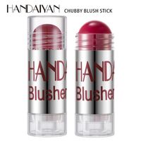 2021 Nuovo Handiyan 8 Color Pastello Blush Stick Impermeabile idratante Smoothing Rouge Pen Blush Stick Crema Blusher Stick Rouge 96pcs / lot