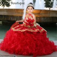 Compre al por mayor Red Puffy Princess Dress de bajo precio \u0026 de calidad  con envío gratuito | Es.DHgate