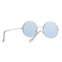 Роскошный дизайнер солнцезащитные очки 2021 ретро круглые желтые фиолетовые женщины бренд дизайнер солнцезащитные очки для женского мужского сплава зеркало Oculos de sol 0622