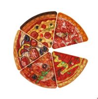 Pizza Fidget Giocattoli Spingerlo Bolla Sensorio Sensory Autism Special Needs Stress Reliever Squeeze Decompressione Giocattolo per bambini Famiglia